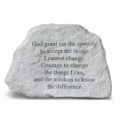 Kay Berry God Grant Me The Serenity To Accept The Things - Memorial - 6.5 Inches X 4.5 Inches 73420